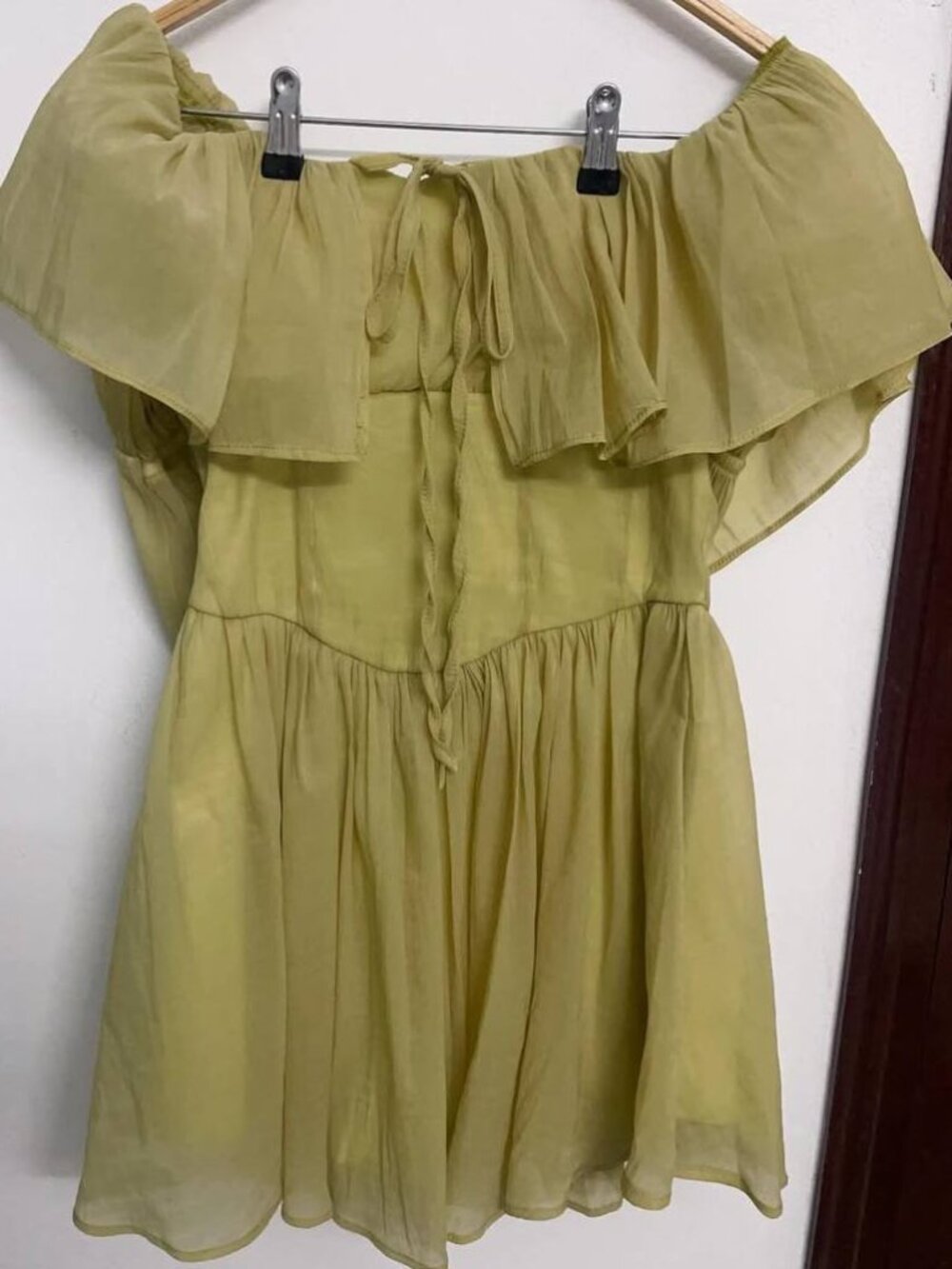 Light Green Mini Dress